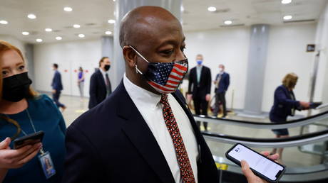 FILE PHOTO. US Senator Tim Scott (R-SC). ©REUTERS / Jonathan Ernst