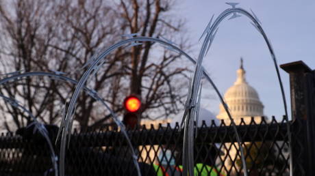 January 6 was invoked to install razor wire-topped fence around the US Capitol and send 25,000 National Guard to occupy DC for Biden's inauguration.