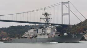 US warships set sail for Black Sea amid stand-off with Russia over military conflict in Eastern Ukraine, Turkish diplomats report