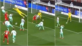 Third time unlucky: Bremen's Friedl takes unfortunate hat-trick of rapid-fire hits in Bundesliga clash (VIDEO)