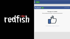 Facebook bans RT’s digital content project Redfish after posts marking end of Mussolini’s dictatorship and Holocaust Memorial Day