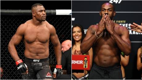 UFC heavyweight champion Francis Ngannou and pound-for-pound king Jon Jones have been trading barbs. © Zuffa LLC / Getty Images