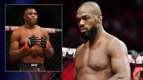 Jon Jones and UFC rival Francis Ngannou continue to exchange online barbs. © USA Today Sports