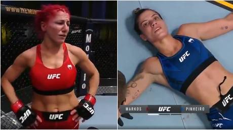 &lsquo;Oversold and suspect&rsquo;: UFC veteran Markos rages at rival Pinheiro for &lsquo;stealing&rsquo; victory after controversial DQ defeat