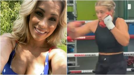 &lsquo;Putting in that work&rsquo;: Bare-knuckle bombshell VanZant shows off hand speed as promotion teases news of second contest (VIDEO)