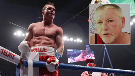 Billy Joe Saunders' father (right) has questioned Canelo Alvarez © Ed Mulholland / USA Today Sports via Reuters | © YouTube / iFL TV
