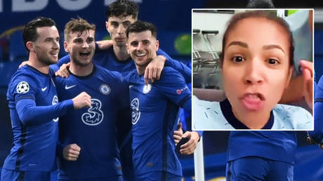 &lsquo;You are the best&rsquo;: Thiago Silva&rsquo;s wife reappraises Werner after goal as she goes wild during Chelsea Champions League win (VIDEO)