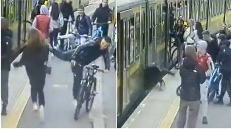 &lsquo;No place in society&rsquo;: Irish club issues statement after claims youth player involved in horrific train station incident (VIDEO)