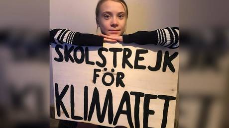 Greta Thunberg is shown in a December 2020 Instagram post on a topic more in her activism wheelhouse: climate change.
