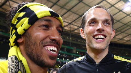 &lsquo;That&rsquo;s not his strength&rsquo;: Chelsea boss Tuchel trolls Arsenal ace Aubameyang&rsquo;s timekeeping ahead of reunion with ex-Dortmund star