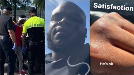 &lsquo;Motherf*cker trying to steal my sh*t&rsquo;: UFC heavyweight Derrick Lewis &lsquo;KNOCKS OUT&rsquo; would-be car thief (VIDEO)