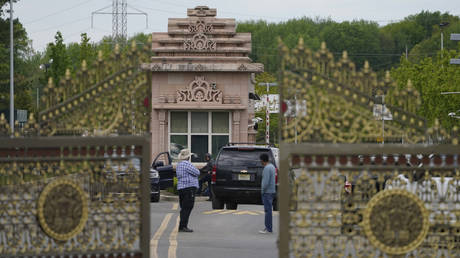 BAPS Shri Swaminarayan Mandir in Robbinsville Township, N.J., Tuesday, May 11, 2021. © AP Photo / Seth Wenig