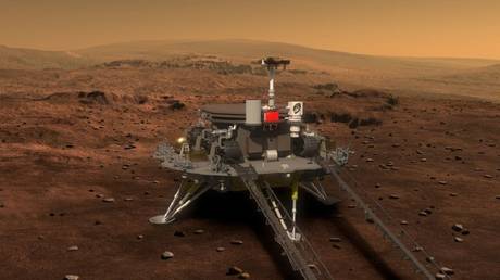 China&rsquo;s Mars rover rolls off landing platform, joining US robots patrolling Red Planet