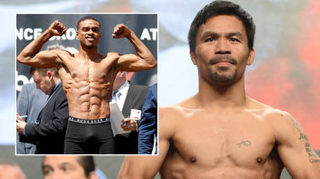 Boxing great Manny Pacquiao (right) will fight Errol Spence Jr © Joe Camporeale / USA Today Sports via Reuters | © Carl Recine / Livepic / Action Images via Reuters