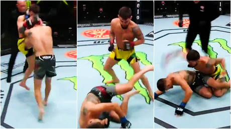 Quick Silva: Brutal Brazilian Bruno batters UFC opponent with blistering knee, punch in 60-second Chimaev-style rampage (VIDEO)