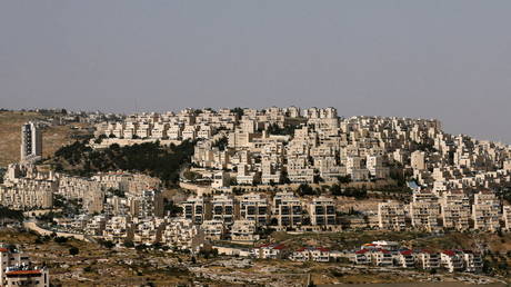 FILE PHOTO: The Israeli settlement of Har Homa is seen in the Israeli-occupied West Bank.