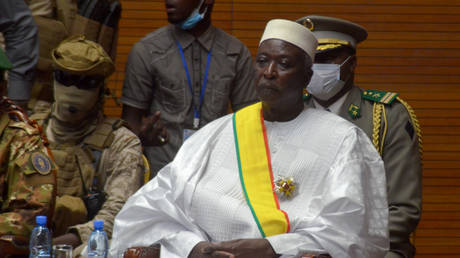 FILE PHOTO. The interim president of Mali Bah Ndaw.