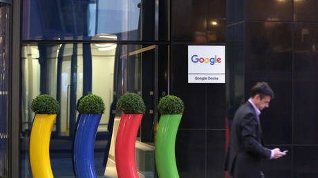 A general view outside the Google European headquarters, on April 19, 2016 in Dublin, Ireland. © Vincent Isore / IP3 / Getty Images