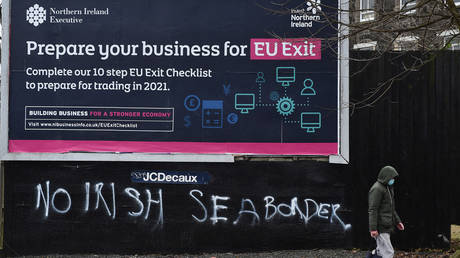 UK PM Johnson &lsquo;disappointed&rsquo; at EU attributing Northern Ireland issues to Brexit rather than trade protocol