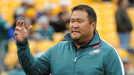 Eugene Chung pictured during his time with the Philadelphia Eagles in 2012. © Getty Images