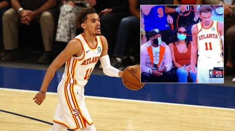 &lsquo;Completely unacceptable&rsquo;: New York Knicks ban fan who was &lsquo;caught SPITTING&rsquo; on Trae Young live on TV (VIDEO)