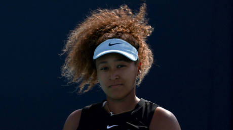 Naomi Osaka pictured at the Miami Open in March