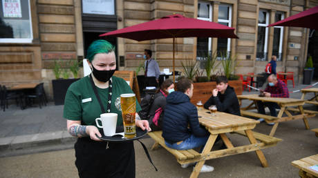 Wetherspoons pub in Glasgow. © AFP / ANDY BUCHANAN