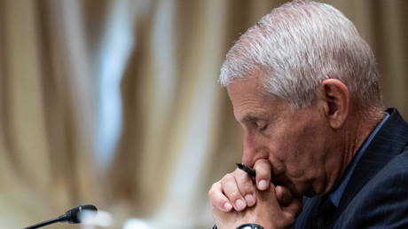 Dr. Anthony Fauci during a Senate hearing on NIH budget and medical research, May 26, 2021.