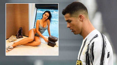 Cristiano Ronaldo's girlfriend, Georgina Rodriguez (left), has spoken about his future © Massimo Pinca / Reuters | © Instagram / georginagio