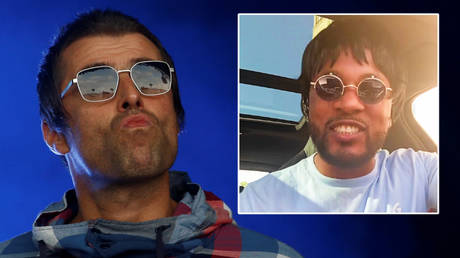 &lsquo;Don&rsquo;t be jealous&rsquo;: Man United legend Patrice Evra sends hilarious taunting clip to City-loving Oasis star Liam Gallagher (VIDEO)