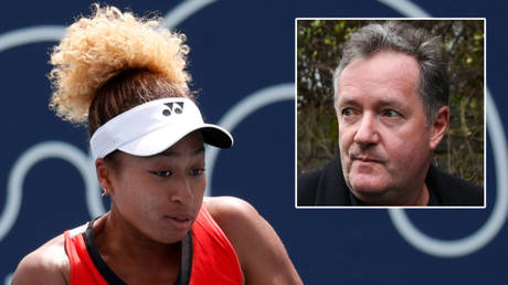 Naomi Osaka's sister, Mari (left), and Piers Morgan © Geoff Burke / USA Today Sports via Reuters | © Toby Melville / Reuters