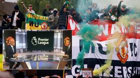 ‘Land of free speech’? Fans scream conspiracy as analyst is CUT OFF by US TV during anti-Glazer rant on Man Utd protests (VIDEO)