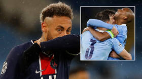 Neymar fails to score for a seventh Champions League knockout game as PSG crash out – and fans claim his next could be with Messi