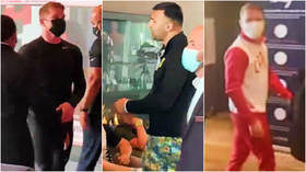 ‘You are a f*cking p*ssy’: Boxing great Canelo hits back at Billy Joe Saunders’ mob in hotel flashpoints over size of ring (VIDEO)
