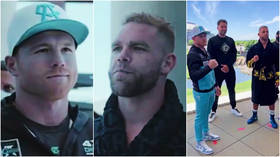 Canelo challenger Saunders taunts boxing superstar over failed drugs test, tells reporter his breath smells ‘like sh*t’ (VIDEO)