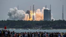 Chinese space debris? Danger, watch out, it could fall on you! American space debris? It’s a cinematic, dazzling light show!