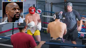 NFL legend Gronkowski watches Logan Paul bash his brothers in boxing ring – then offers to referee Floyd Mayweather fight (VIDEO)