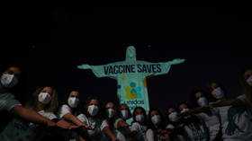 Christ the Redeemer statue lights up with a message: ‘Vaccine Saves’