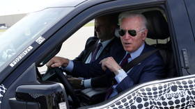 Biden jokes about RUNNING OVER reporter after getting question about Israel (VIDEO)