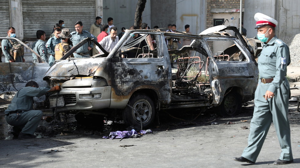 Explosions hit two buses in Kabul, at least 7 killed & 6 injured