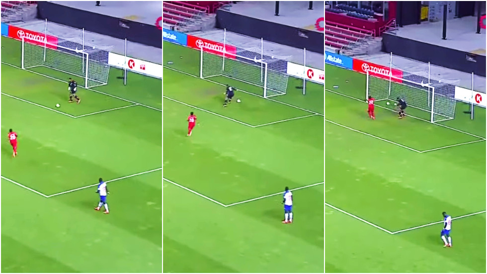What a howler: Haiti goalkeeper Josue Duverger savagely mocked for scoring one of the worst own-goals fans have ever seen (VIDEO)