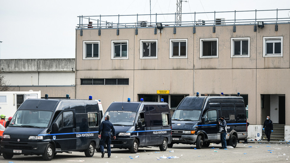 ‘Horrible massacre’: More than 50 warders targeted in probe over heavy-handed suppression of Covid-19 riot in Italian prison