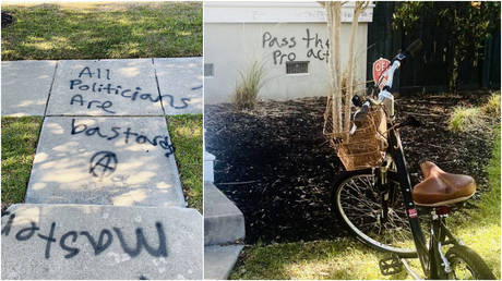 Home of South Carolina GOP Rep. Nancy Mace vandalized with &lsquo;anarchist&rsquo; graffiti, triggering police probe