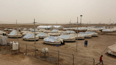 A refugee camp for displaced people, who fled from the Islamic State violence, is seen in the Makhmour area near Mosul, Iraq (FILE PHOTO) © REUTERS/Ari Jalal