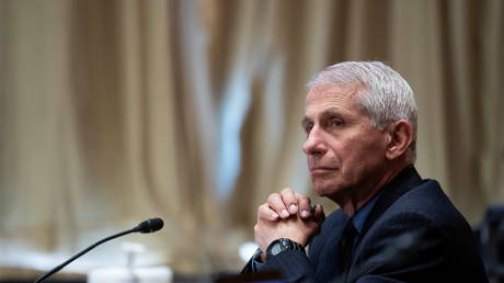 FILE PHOTO: White House Covid-19 advisor Anthony Fauci attends a Senate committee hearing on Capitol Hill in Washington, DC, May 26, 2021.