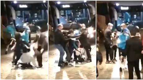 WATCH: Neymar left limping after fan launches into TWO-FOOTED TACKLE on Brazil star after bursting past security