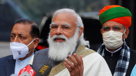 India's Prime Minister Narendra Modi in New Delhi, India, (FILE PHOTO) © REUTERS/Adnan Abidi/