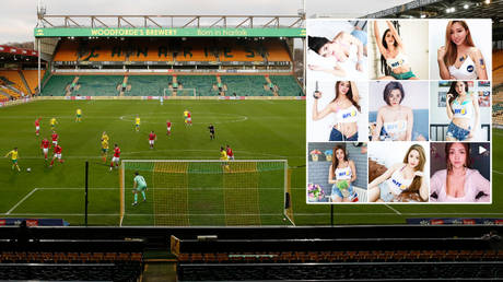 &lsquo;A PR disaster&rsquo;: Norwich City left red-faced after fans discover adult content by new shirt sponsor for Premier League return