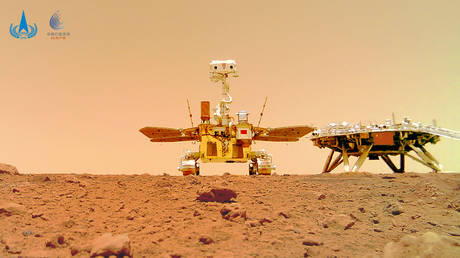 &lsquo;Flat and rocky&rsquo; surface of Mars seen in high-resolution images released by China as part of its Martian mission (PHOTOS)