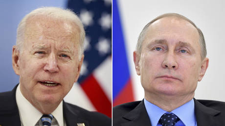 (L) © Stephanie Lecocq / Pool via REUTERS; (R) © Sputnik / Alexei Druzhinin / Kremlin via REUTERS